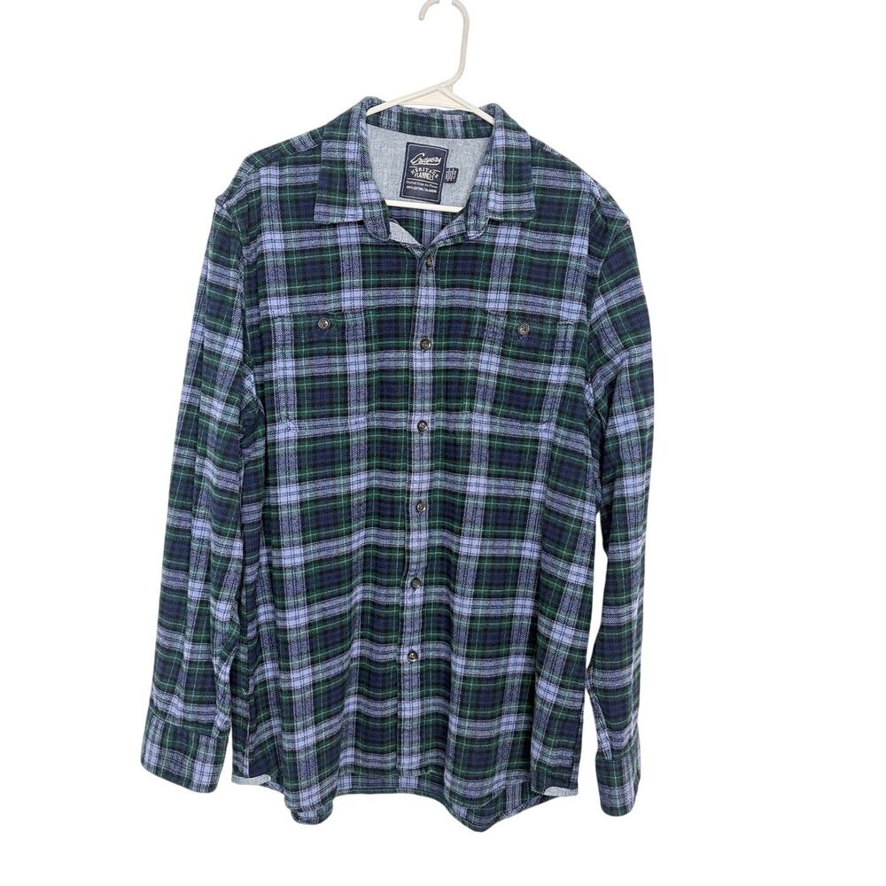 Grayers Heritage Flannels Men's XL Plaid Casual Cabincore Outdoors 100% Cotton
